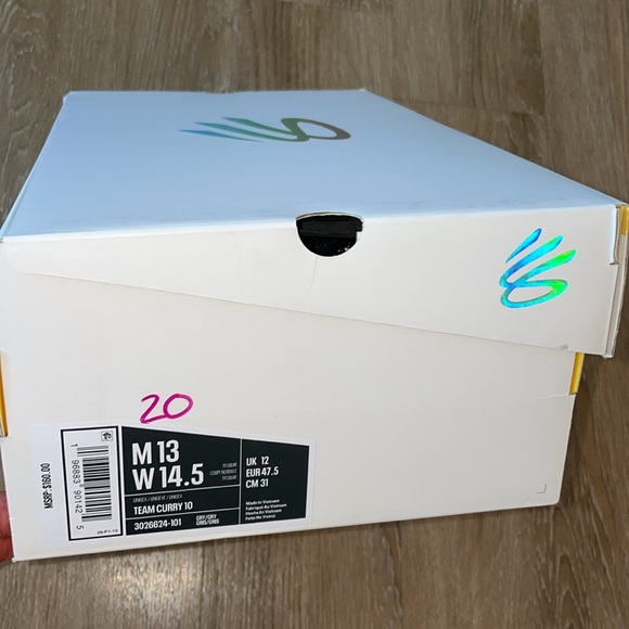 BRAND NEW Steph Curry Size 13 Basketball Shoes - Picture 7 of 7